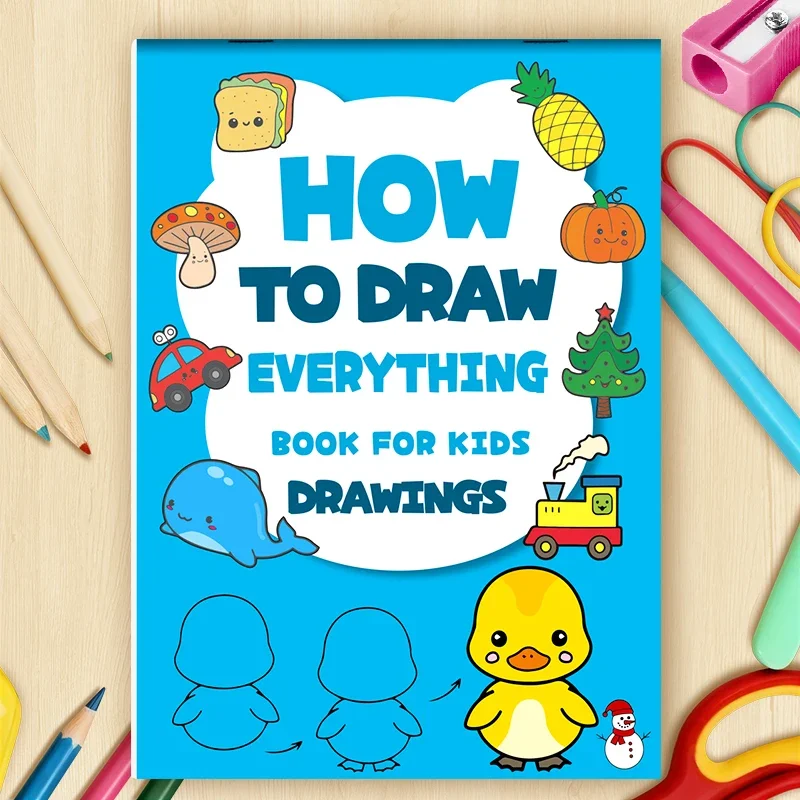 Food And Snacks Coloring Book - 32페이지 간편한 단계별 그림 색칠 연습장