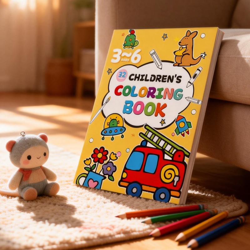 Food And Snacks Coloring Book - 어린이 그림책, 컬러 케이스, 그래피티 만화