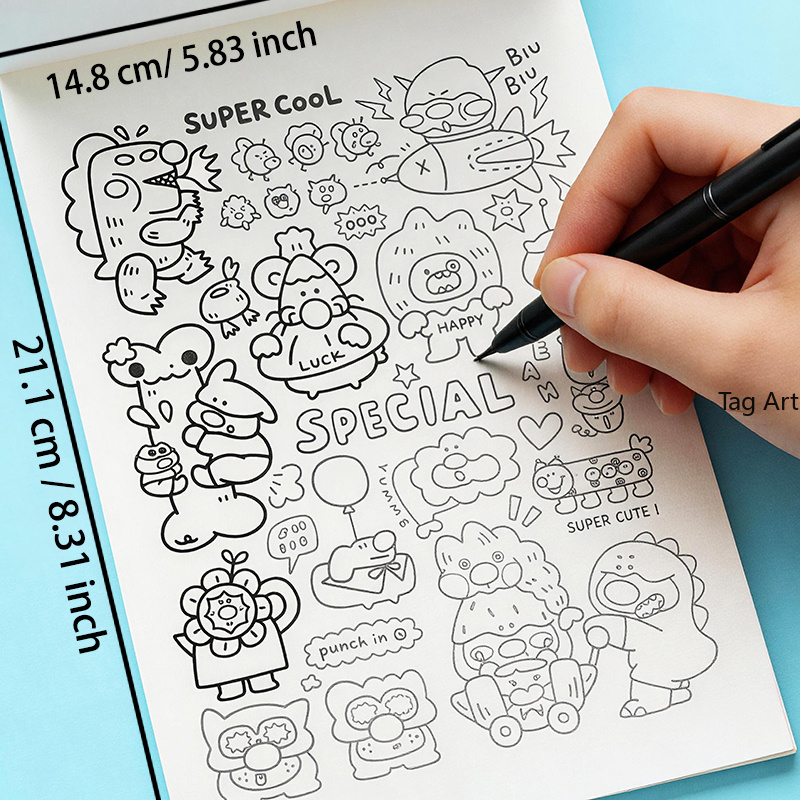 불안 해소를 위한 손 그림책, 복사선화앨범, 공룡/괴물 - Food And Snacks Coloring Book 리뷰 및 가격