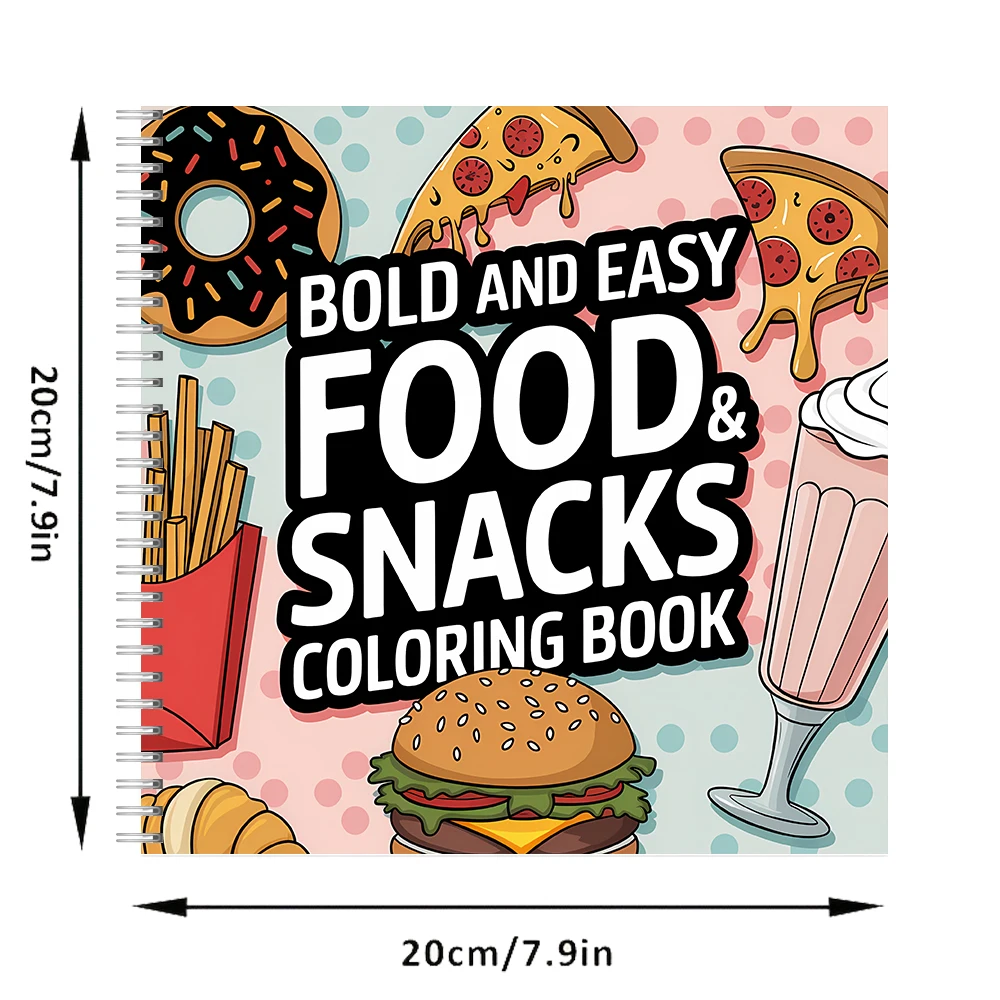 성인용 컬러링북, 생일 선물, 개학 용품, 성인용 귀여 - Food And Snacks Coloring Book 리뷰 및 가격
