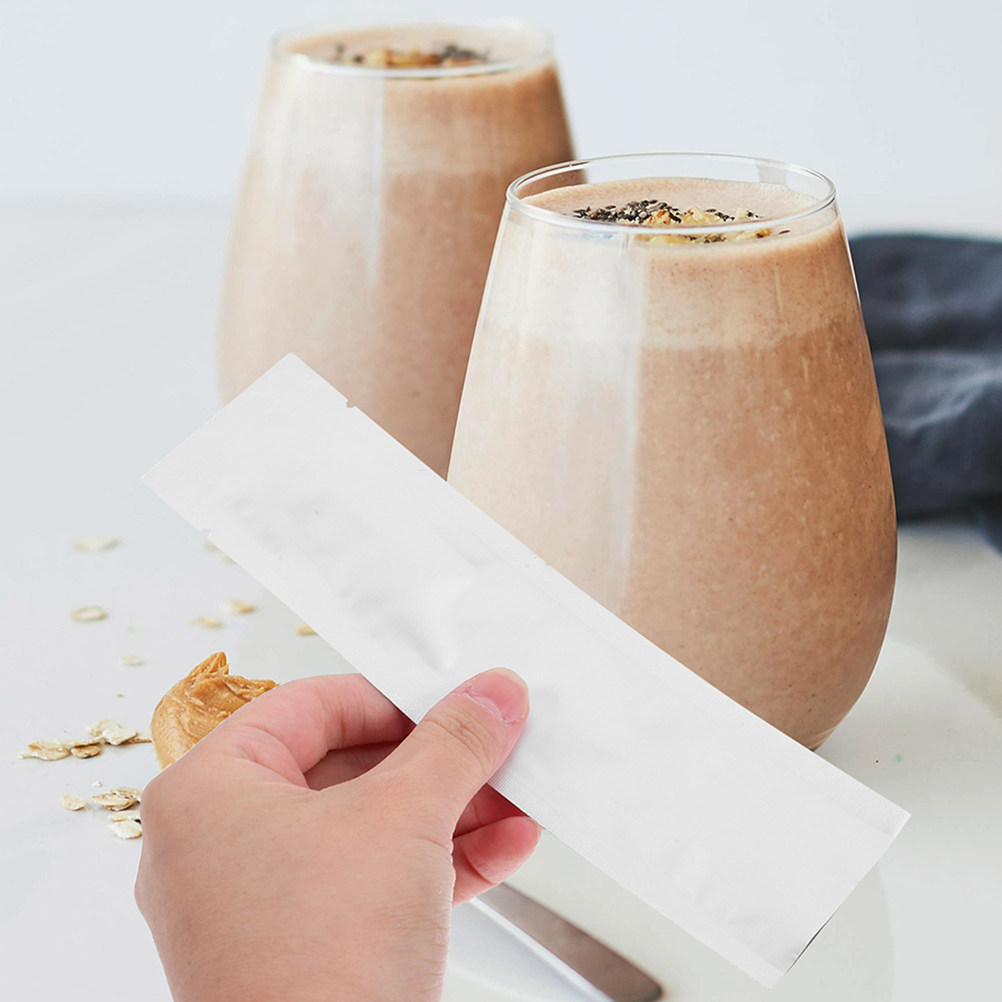 100Pcs 단백질 파우더 커피 스낵용 열 밀봉 가능  - Food Snacks With Protein 리뷰 및 가격