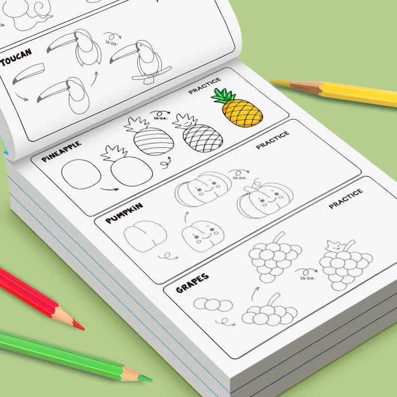 32페이지 간편한 단계별 그림 색칠 연습장 어린이들을  - Food And Snacks Coloring Book 리뷰 및 가격